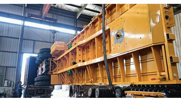3 Axle 40FT Semi Flatbed Trailer will be Shipped to Ghana.