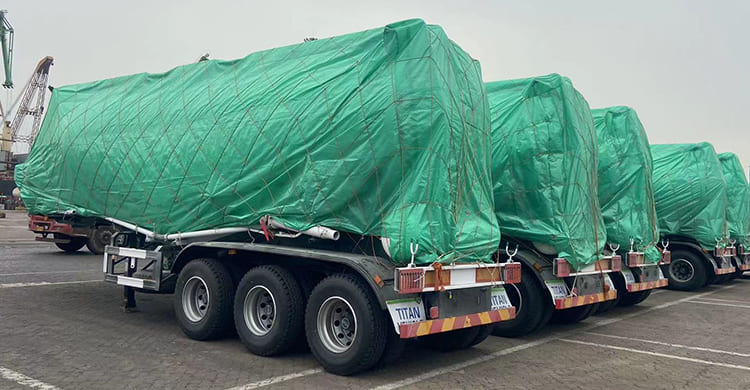 35 CBM Dry Bulk Tanker Trailers for Sale in Guyana