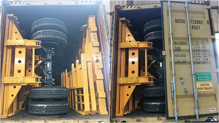 3 Axle 40FT Semi Flatbed Trailer for Sale in Ghana