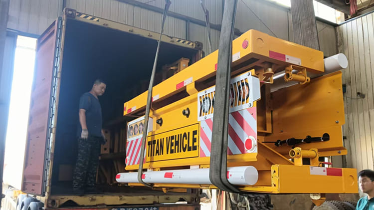 3 Axle 40FT Semi Flatbed Trailer for Sale in Ghana