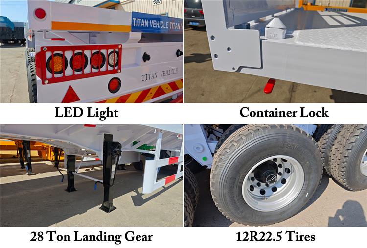 Tri Axle Flatbed Trailer for Sale In Ghana
