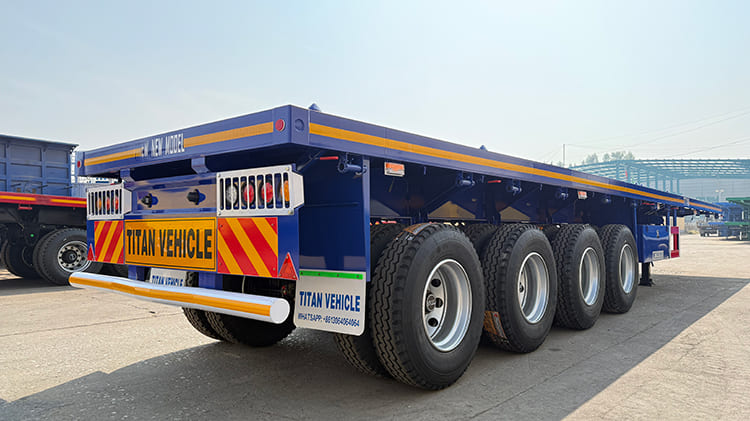 TITAN 4 Axle Flatbed Semi Trailer for Sale in Nigeria