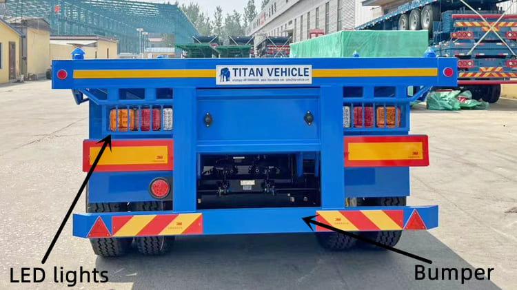 TITAN 3 Axle 40 FT Flatbed Trailer for Sale in Saudi Arabia