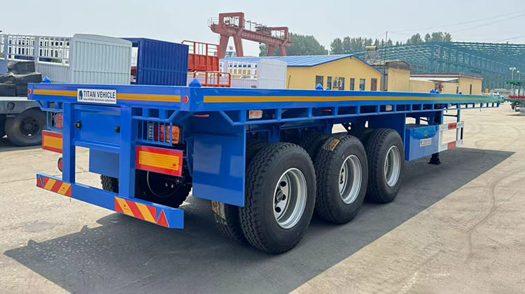 TITAN 3 Axle 40 FT Flatbed Trailer for Sale in Saudi Arabia