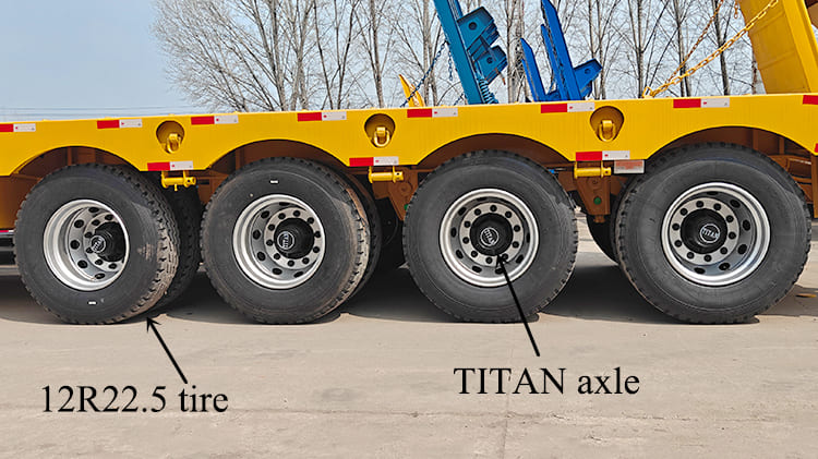 120 Ton Low Bed Trailer Truck for Sale in Nigeria