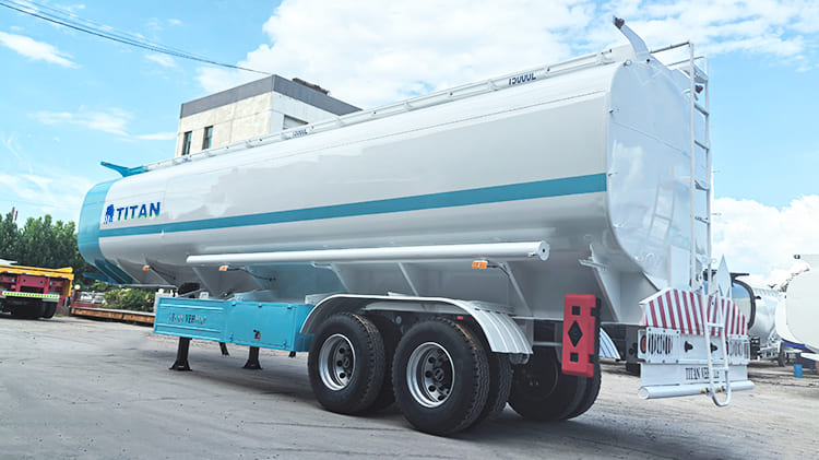 TITAN Diesel Tanker Trailer for Sale in Tanzania - 2 Axle 45000L 3 Compartments