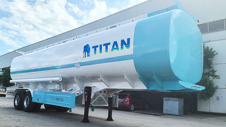 TITAN Diesel Tanker Trailer for Sale in Tanzania - 2 Axle 45000L 3 Compartments