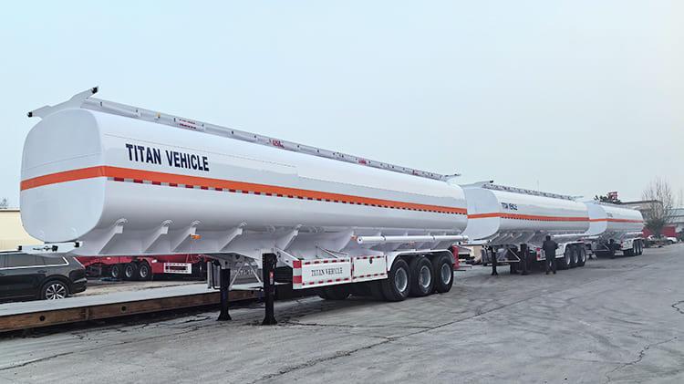 TITAN 3 Axle 50000L Fuel Tanker Semi Trailer for Sale