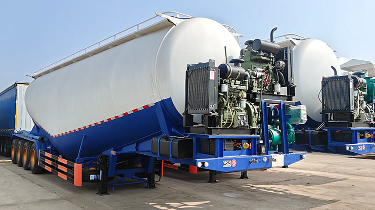 TITAN 4 Axle 50 CBM Cement Tanker Trailer for Sale in Libya