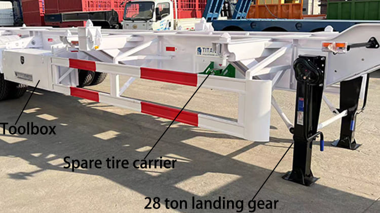 TITAN 2 Axle 40FT Skeleton Trailer for Sale in Jamaica