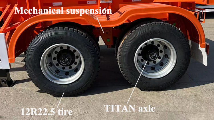 TITAN 2 Axle 20FT Skeletal Trailer for Sale in Costa Rica