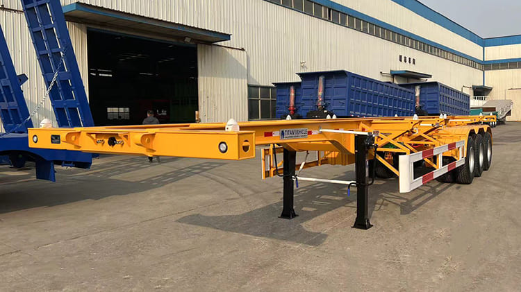 TITAN Tri Axle 40FT Container Chassis Trailer for Sale in Guam