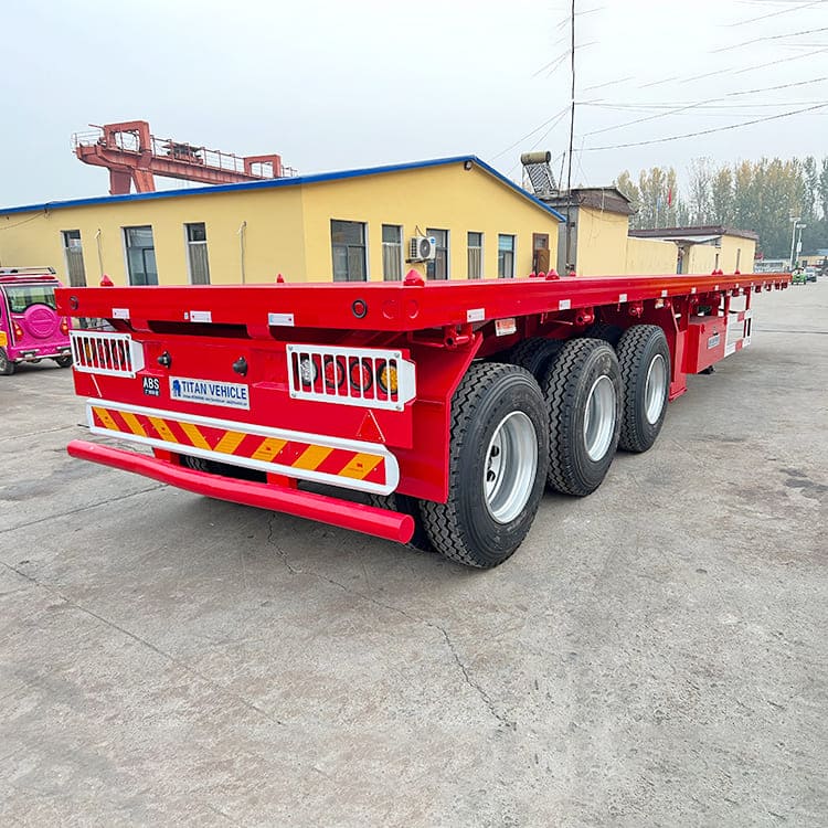 40FT 3 Axle Flatbed Trailer