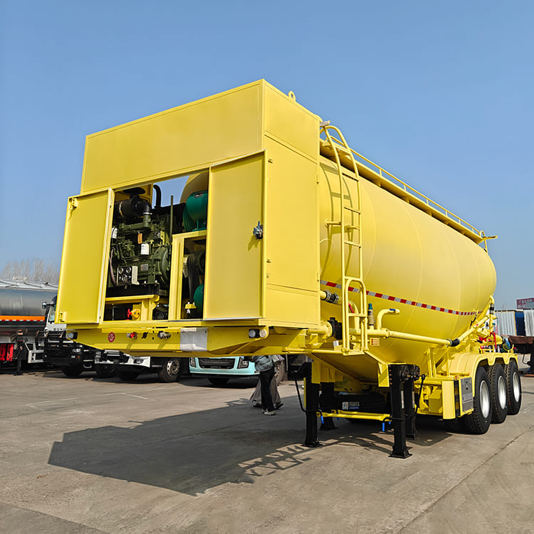 3 Axle 40 CBM Pneumatic Bulk Cement Trailer
