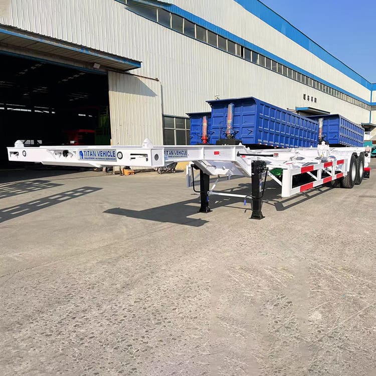 2 Axle 40FT Skeleton Trailer