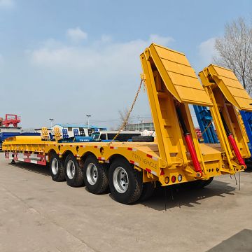 120 Ton Low Bed Trailer Truck